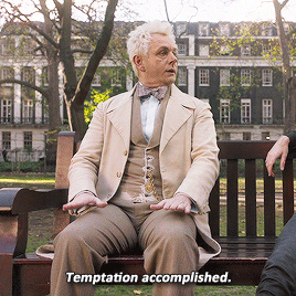 kirkmcoy:Aziraphale &amp; Crowley + asking each other out for lunch