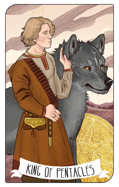 my new project “Forgotten legends tarot”.KING OF PENTACLES&hellip;and more things in