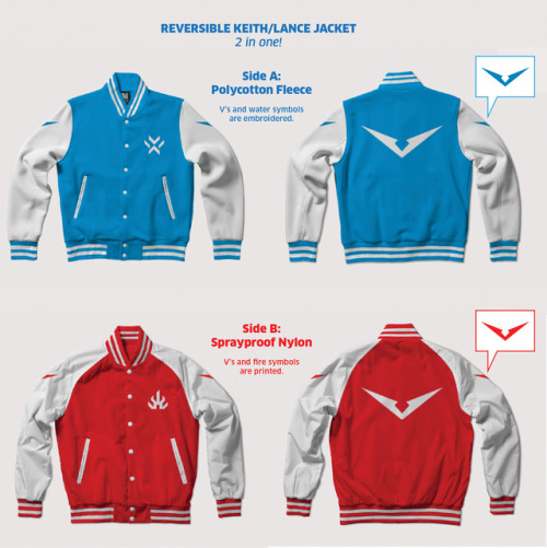 I designed reversible Keith/Lance Voltron jackets! &mdash;&gt;  PLEASE FILL OUT THIS FORM IF YOU ARE