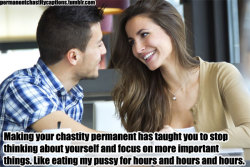 Permanent Chastity Captions