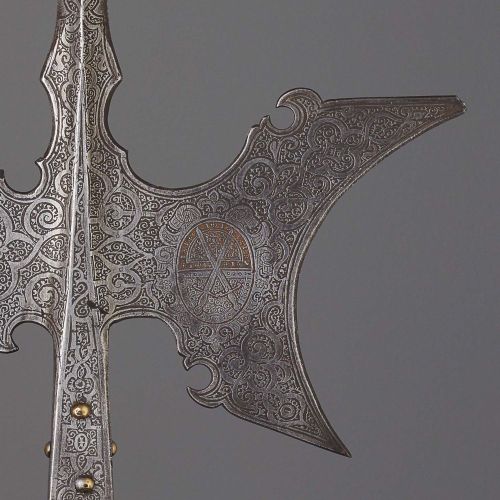 art-of-swords:Parade Halberd of the Trabantenleibgarde of the Elector August of SaxonyDated: circa 1