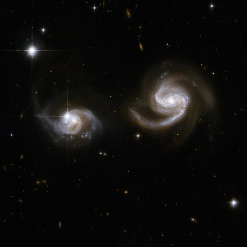 Hubble Interacting Galaxy NGC 6786 by NASA Hubble