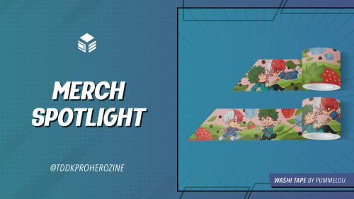  MERCH SPOTLIGHT  Take a closer look at this adorable tddk washi tape designed by @pummelo