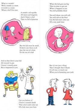 fight-the-man:  Dr. Seuss explaining pregnancy is literally the best thing ever.