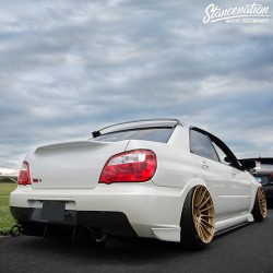 stancenation:  Perfect Fitment on this STI.