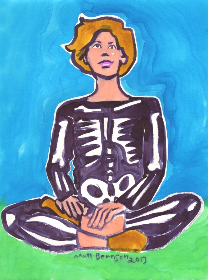 These are drawings of Sarah Elizabeth from Dr. Sketchy&rsquo;s Boston.Ink &amp;