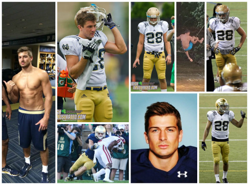 hothungjocks:  Austin Collinsworth…Notre Dame’s new Cam McDaniel (a.k.a. Ridiculously Photogenic)