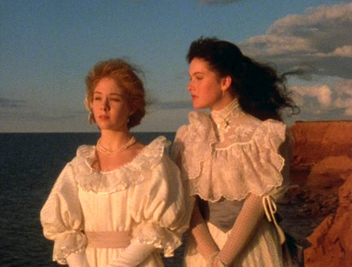 judyjetsons:Megan Follows as Anne and Schuyler Grant as Diana Barry in Anne of Green Gables (1985) [
