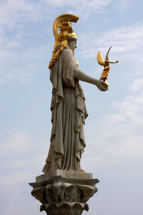 classical-beauty-of-the-past: Goddess Athena by erene