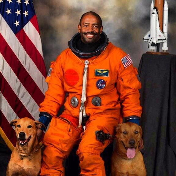bobbycaputo:  The Official NASA Portrait for Astronaut Leland Melvin Includes His