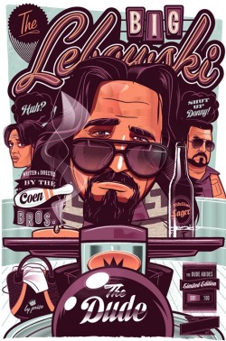 thepostermovement:  The Big Lebowski by Travis