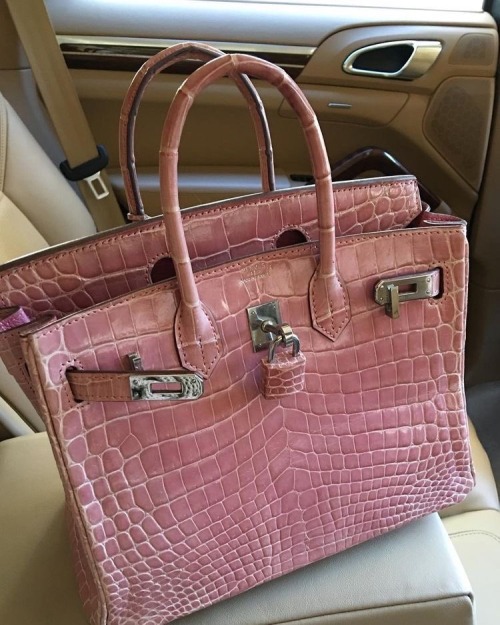 Pink Croc Birkin