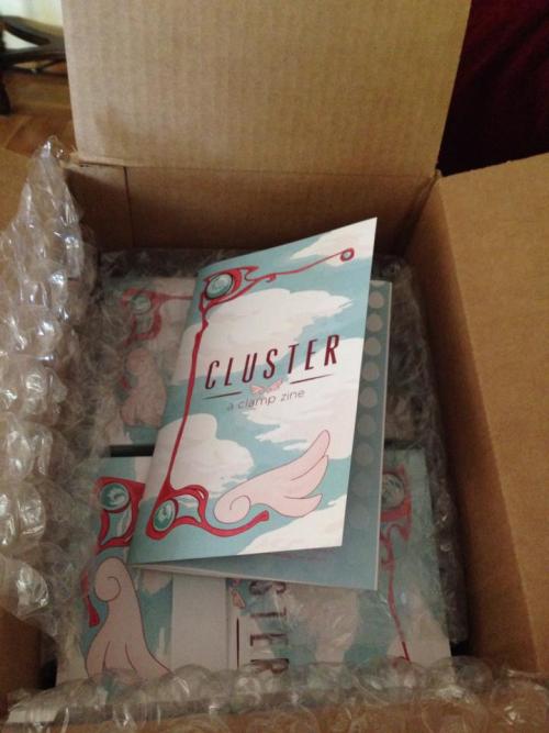 claredezdraws:IT’S HERE! Our CLAMP zine has arrived!  We have 31 illustrators represented in this 