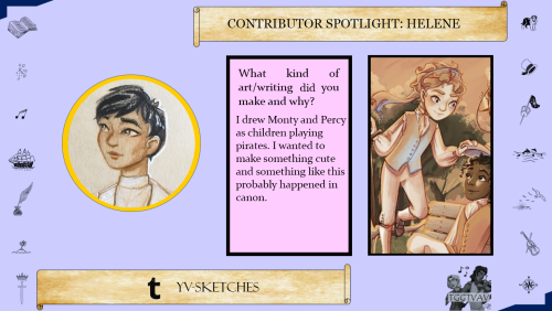 Contributor Spotlight Countdown: 8 days until sales begin! Introducing @yv-sketches 