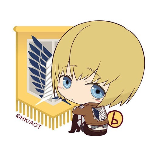 New Bocce-kun charms of our favorite SnK characters!All will be released June 2015!