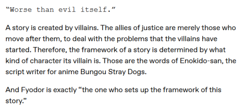 Fyodor And The Devil: Analysis Of Fyodor's Motives And Role In The Narrative