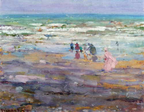 Beach in Corsica  ca. 1913On the Beach, Corsica  1913Frederick Carl FriesekeImpressionism