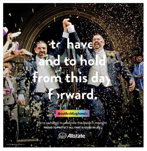 beyondshannonsthoughts: lpride: swolizard: liquorinthefront: Allstate has launched a beautiful campa