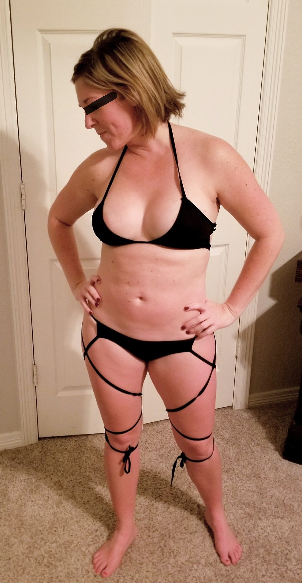 sexywifehappylife:  Got this new outfit recently. I’d love to hear your thoughts.