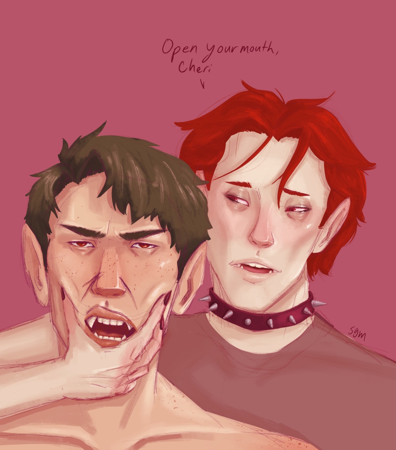 picture Haikyuu Ushijima And Tendou Fanart vampire satori tumblr posts tumbral com