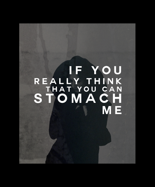 volchitza:  She clenched her jaw to show him that she was not kind, would never be.