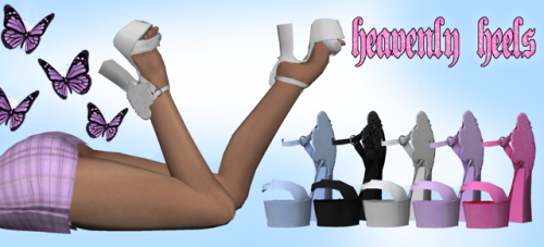 ༺ ♡ *:. ✮ ON THE FLYWAY HEELS SET  ✮ .:* ♡ ༻hey dolls! i’ve been obsessed with these shoes from doll