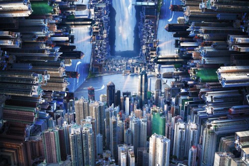 archatlas:    Mind-bending Dream Landscapes by Petey Ulatan  Petey Ulatan is a designer specializing in brand management, development, graphic design, photography and web design. Like other artists and architects he was inspired by the mind-bending