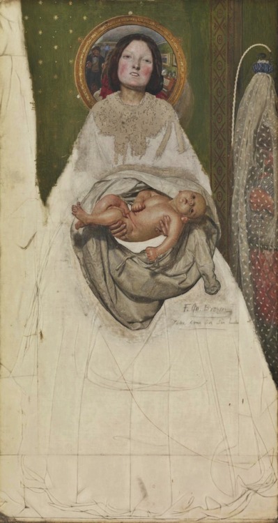 pre-raphaelisme:Take Your Son, Sir by Ford Madox Brown, circa 1851-1852 (unfinished)