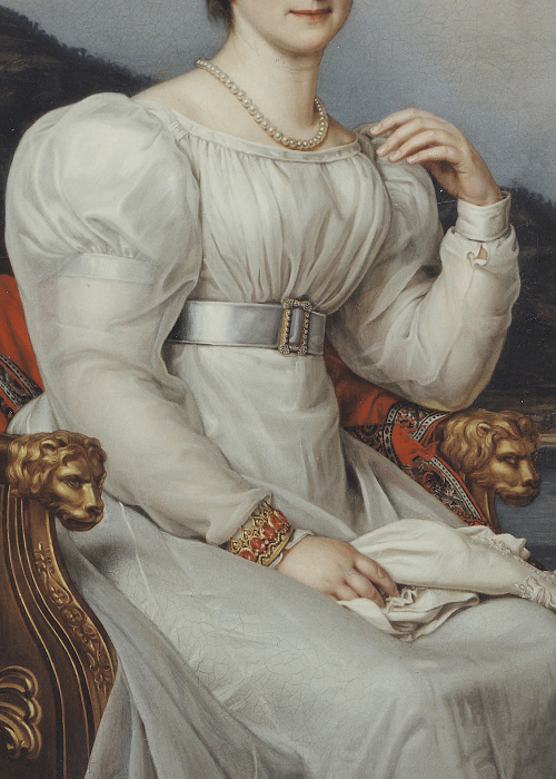 artisticinsight:  Details in WhitePrincess Alexandra of Wales, 1863, by Richard Lauchert.An Elegant Bouquet, 1886, by Gustave Jean Jacquet.  Katherine, Countess of Chesterfield, and Lucy, Countess of Huntingdon, c. 1640, by Anthony van Dyck.Empress