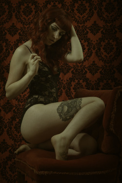 Eldritch-Allure:  A Couple Of Shots From Photoset “Red” Featuring Ashley Oh Yess,