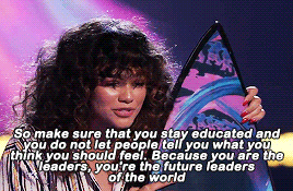 zendaya-source:Zendaya’s speech at Teen Choice Awards 2017