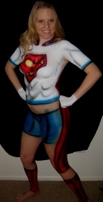paintedfemales:  Supergirl Painted Females