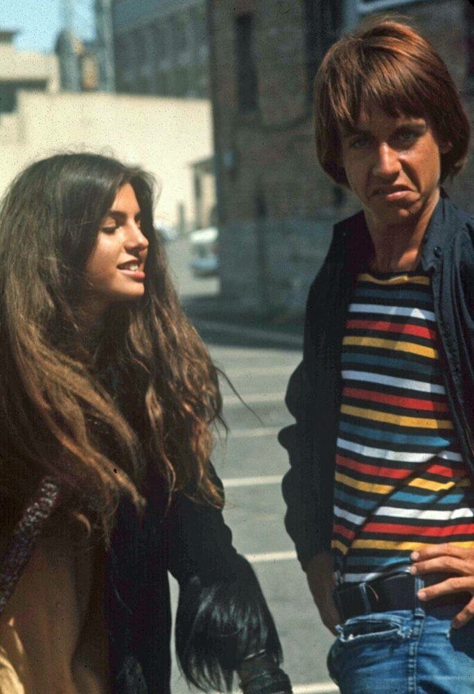 icky-pop:  Iggy Pop and Tina, San Francisco, 1970