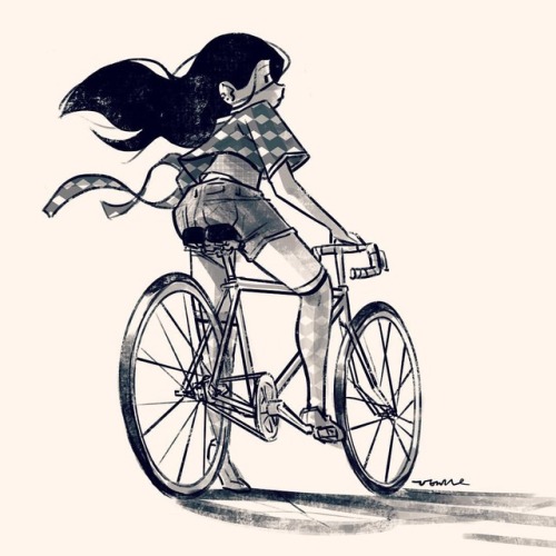 Cycling . . . . . . . . . . #zesung #hanbok #illustration #sketch #drawing #한복 #그림스타그램 #일러스트 #스캐치 #イ