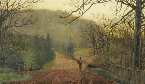 Forge Valley, Hackness, near Scarborough by John Atkinson Grimshaw (1879).