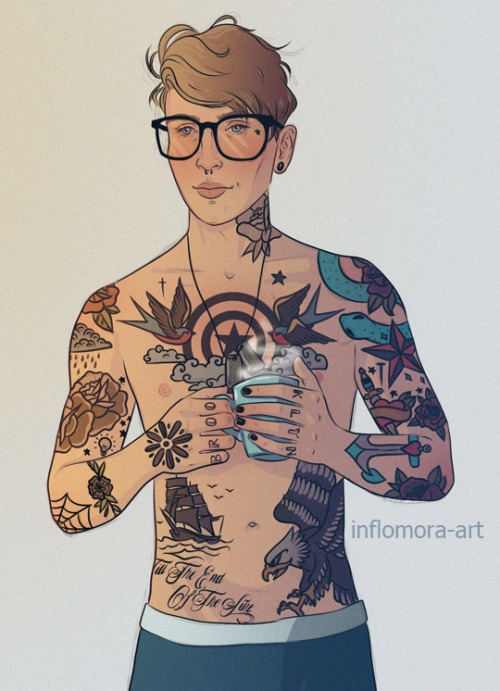 inflomora-art: modern pre-serum Steve for the super lovely @recalibrates &lt;3 commission info: 