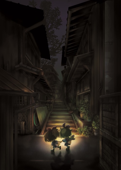 gebo4482: 深夜廻 / Shin Yomawari 「夜廻」の続編「深夜廻」が8月24日にPS4/PS Vitaで発売。屋内も追加され前作の2倍以上になったステージで，2人の少女の物語が交互