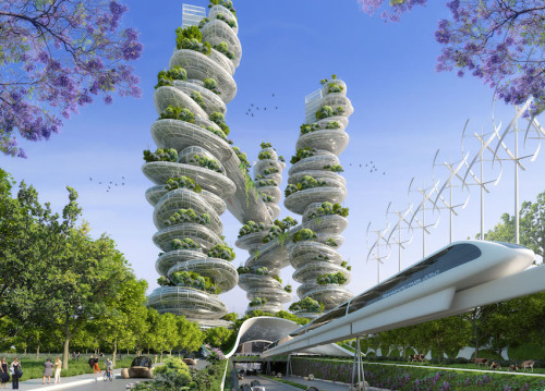 g4yr4t:speculativexenolinguist:thegasolinestation:Paris Smart City 2050by Vincent Callebautthis is s