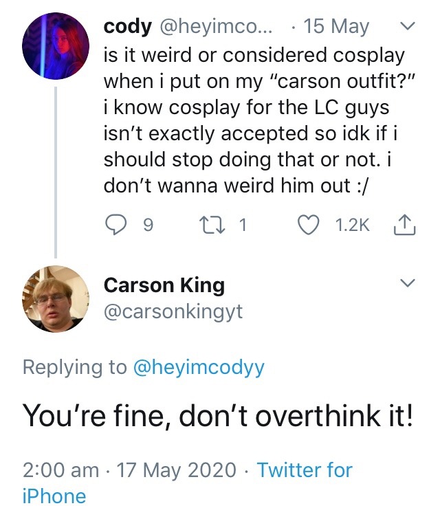 Collecting Boundaries For Mcyt Adjacent Creators Shipping Carson Is Not Comfortable With