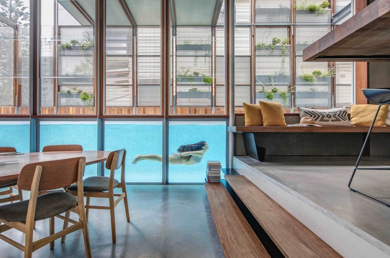 archatlas:  PoolsWhat’s better than a house with a pool? A house with a pool that’s