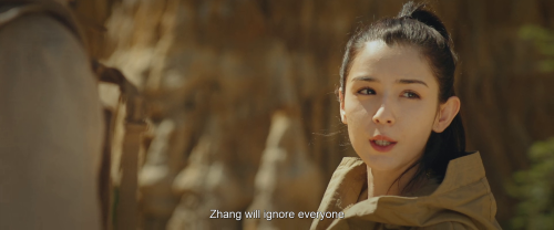 shit she has them pegged and now is using it to her advantage. take Wu Xie along on the rescue missi