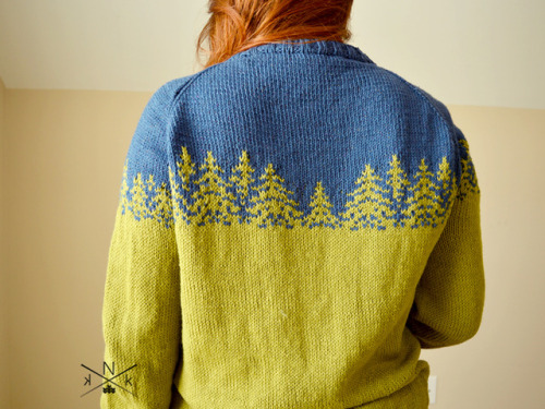 Forest Sweater up on EtsyOr knit it yourself –> Pattern