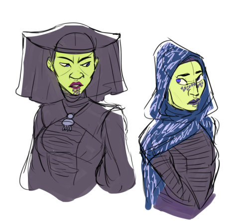 mihrlin:CLONE WARS LADIES!! i adore them so much *u* i was trying out clip studio paint when i did t