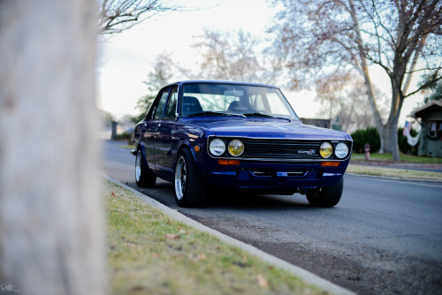 cette-annee:  Dustin Frisk’s 1972 Datsun 510 - shot by Courtney Cutchen on Flickr.