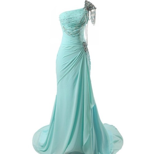 Light blue prom dress