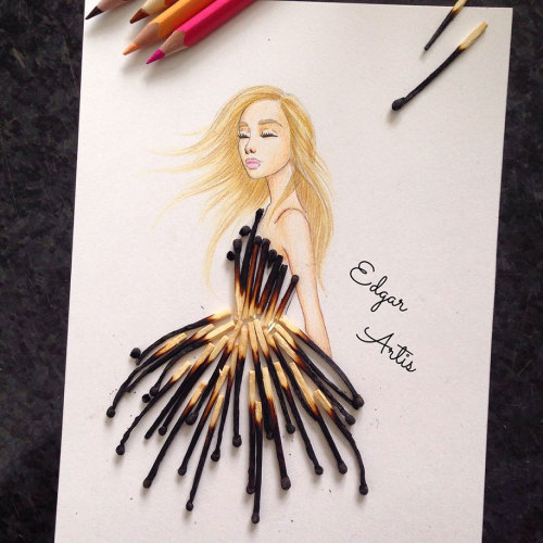 kaajoo: Armenian Illustrator Creates Amazing Dress Designs Using Everyday Objects (Part 2)Armenian f