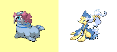 pokecolours:Walrein // Primarina