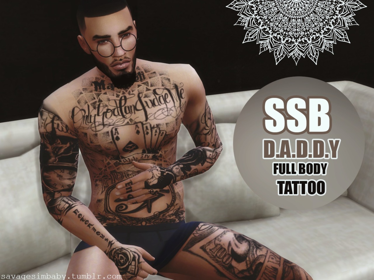 love 4 cc finds  koorikokoro A full body tattoo for male and