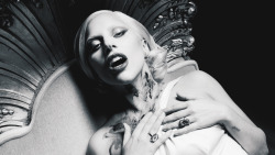 thattboyisamonster:  New still of Lady Gaga as The Countess in American Horror Story: Hotel. 