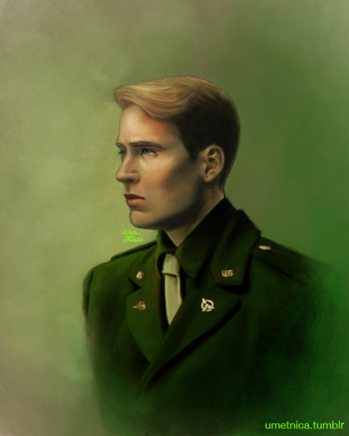 umetnica:Steve Rogers for Huevember 27.